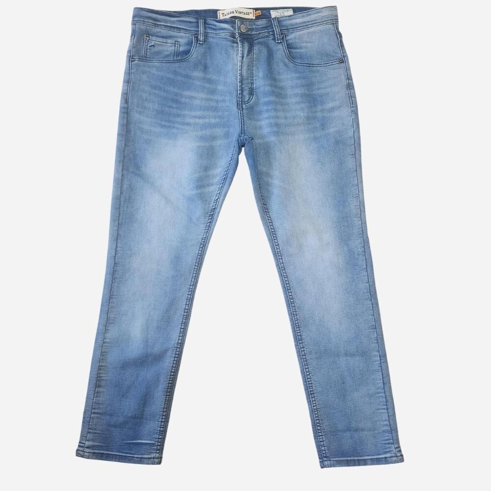 Tailor Vintage premium light blue slim fit jeans   36x30
